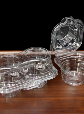 杯子纸杯蛋糕包装盒单个两粒装蛋挞盘挞透明吸塑盒2个马芬杯打包