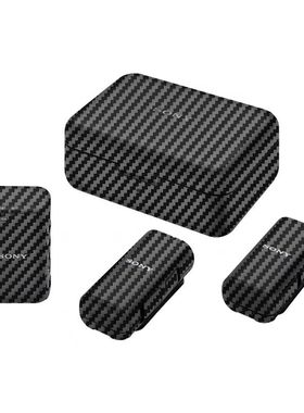 漫步驴适用于索尼ECM-W3一拖二无线领夹麦克风保护贴膜贴纸3M贴皮