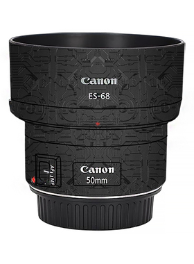 漫步驴适用于佳能EF50F1.8 STM镜头保护贴膜贴皮全包无痕背胶贴膜