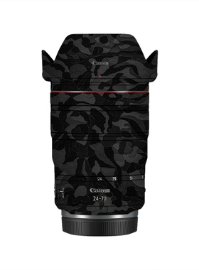 漫步驴适用于佳能RF24-70F2.8镜头保护贴全包彩色贴纸无痕背胶装