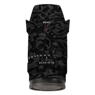 漫步驴适用于索尼E18 5.6镜头保护贴膜18135贴纸卡通贴皮 135F3.5