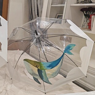【仅展示】要久久爱杨紫黄瀛子范丞丞蒋翼同款手绘鲸鱼伞日常版