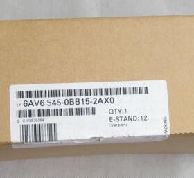 6AV6 545-0BB15-2AX0 6AV6545-0BB15-2AX0 原装