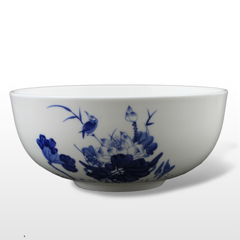 釉中彩餐具面碗淘瓷缘瓷器景德镇