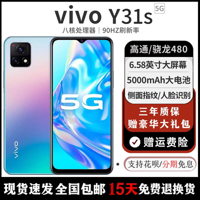 vivoY31s5G全网通大电池智能手机