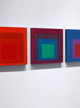 AOCA 现代简约氛围感装饰画极简抽象挂画ins风多联画 无框画 光