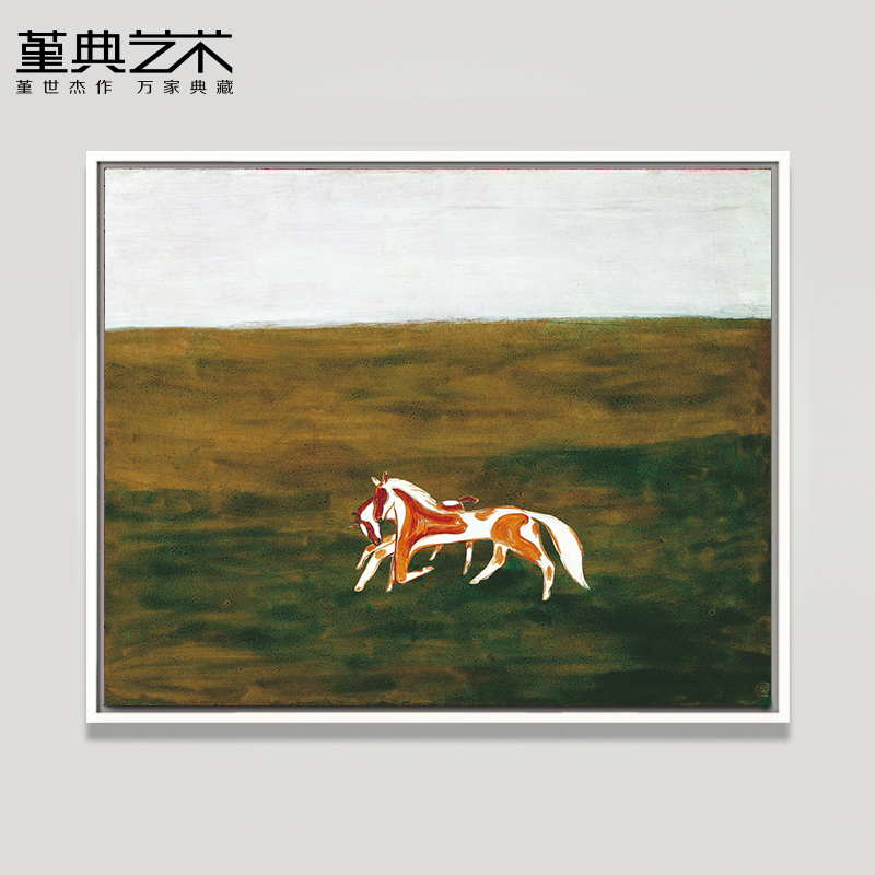 现代简约北欧风格餐厅玄关油画挂画