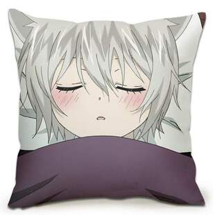 巴卫抱枕元气少女缘结神动漫周边毛绒公仔二次元靠枕头被子两用