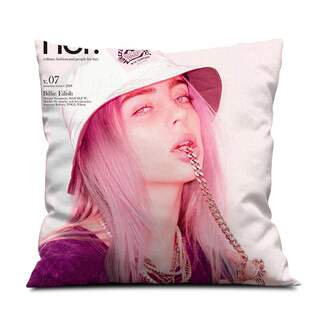 BILLIE EILISH碧梨周边抱枕专辑海报同款靠枕头明星照片定制礼物