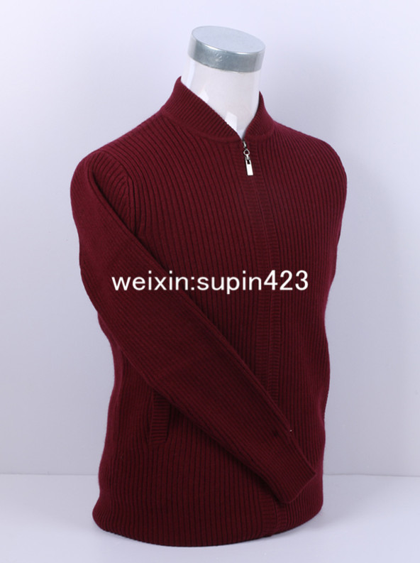 荣恒超值商务保暖男羊绒拉链外套