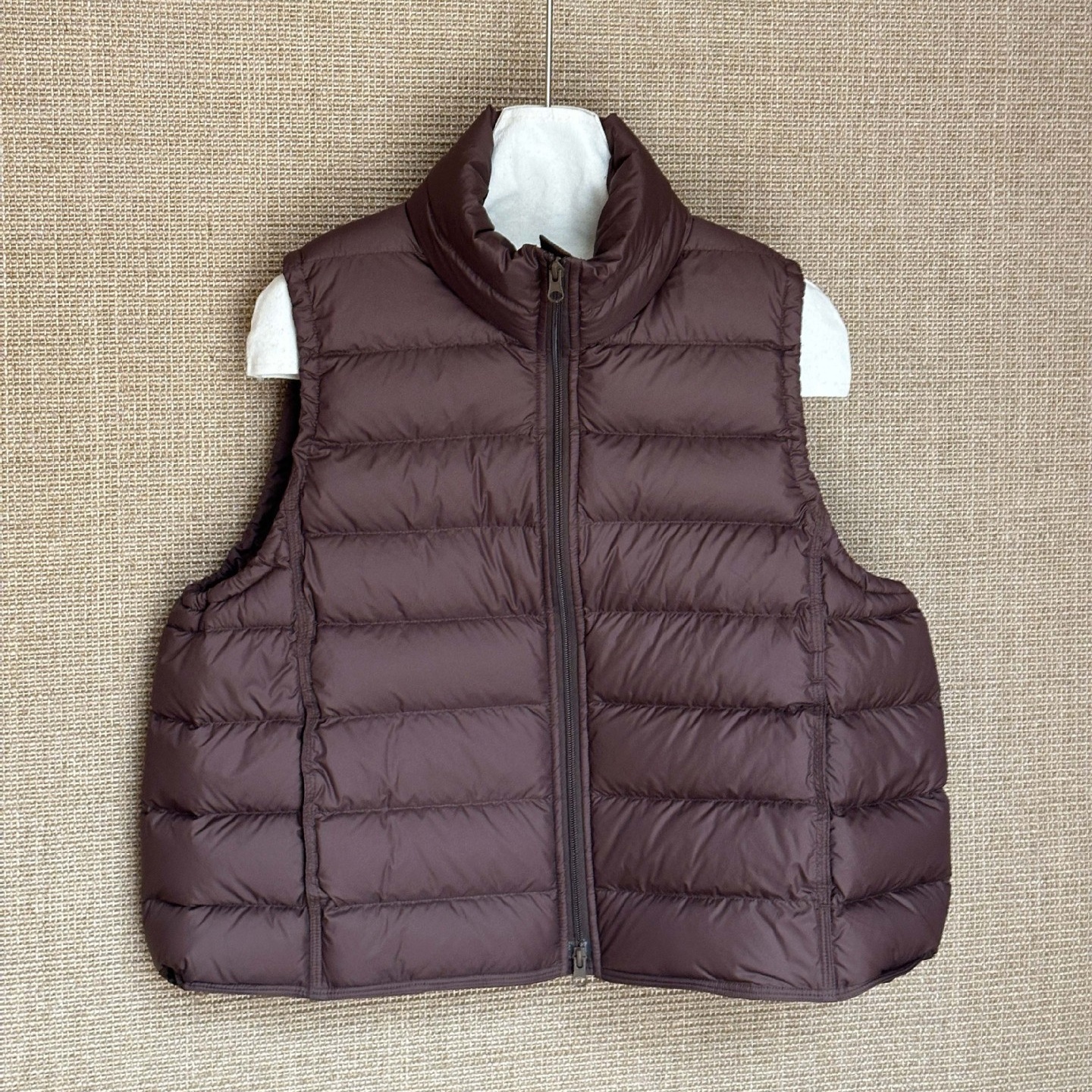 女爆款小排骨90白鸭绒羽绒马甲