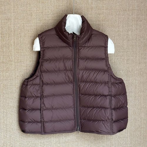 女爆款小排骨90白鸭绒羽绒马甲