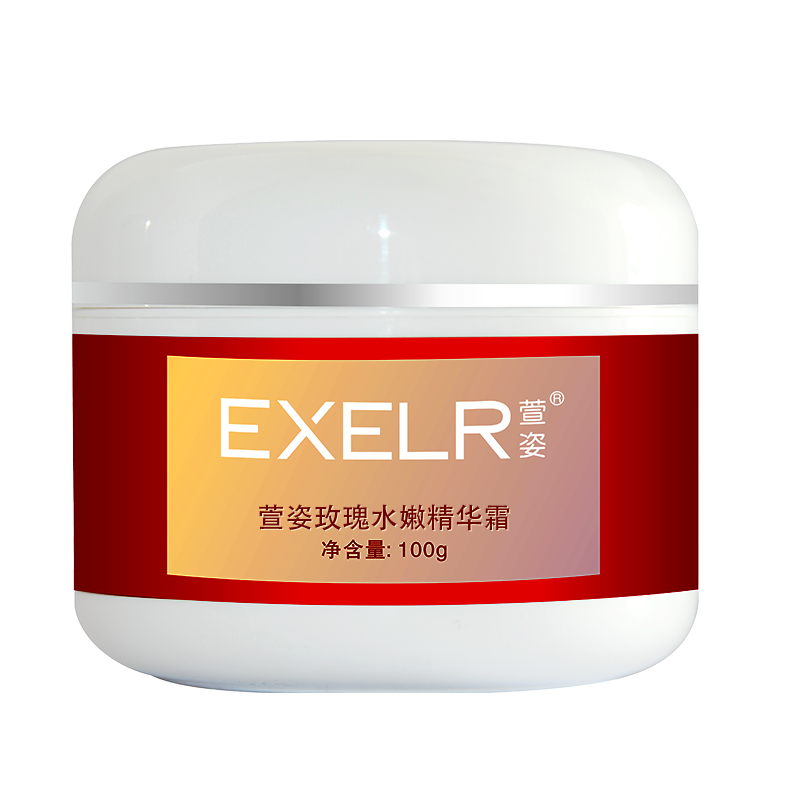萱姿玫瑰水嫩精华霜缺水干燥肌