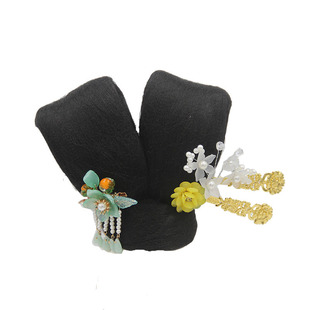 美人关假发头饰演出服舞蹈丽人行发饰发髻古典舞复古汉服配饰