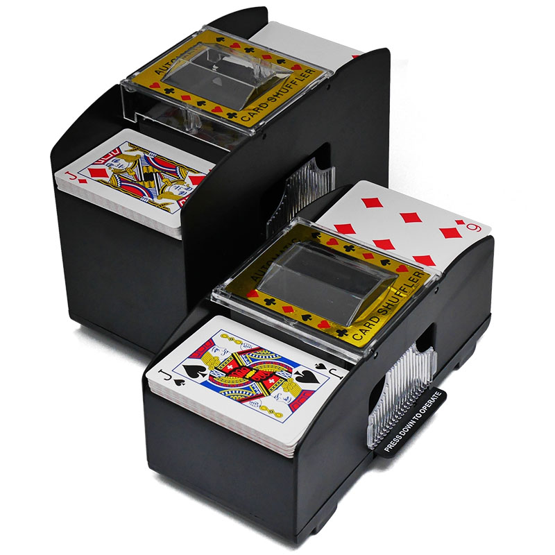 德州扑克洗牌机黑杰克专用斗地主自动发牌电动桌游塑料卡牌三国杀-封面