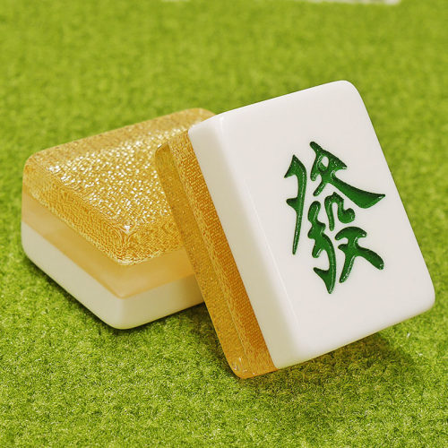 麻将牌家用手搓家庭透明高级水晶
