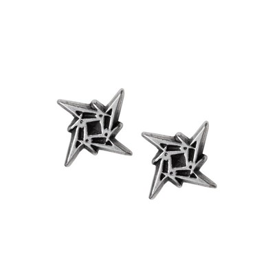 Alchemy Gothic PE17 METALLICA NINJA STAR LOGO 3D雕塑标志耳钉