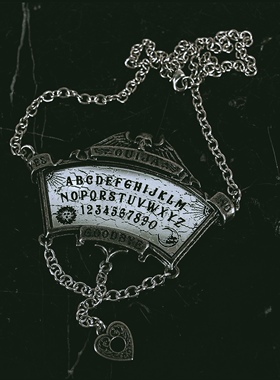 英国A牌暗黑哥特骷髅项链