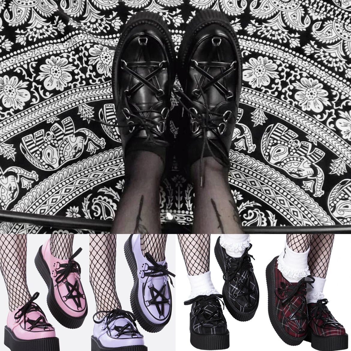 KILLSTAR暗黑哥特朋克鞋