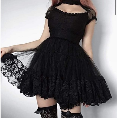 KILLSTAR哥特朋克摇滚蕾丝连衣裙