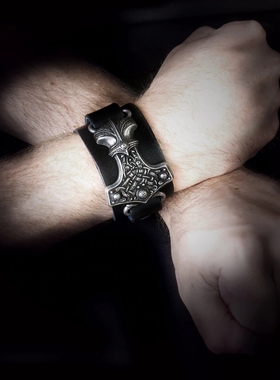 alchemya98雷神哥特朋克风腕带