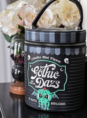 KILLSTAR暗黑哥特GOTHIC DAZS薄荷克苏鲁亚文化水桶手提单肩包