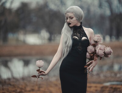 KILLSTAR暗黑维多利亚紫连衣裙