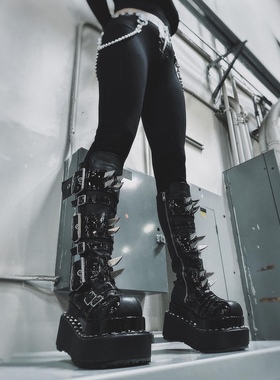 在途现货DEMONIA暗黑哥特亚文化Bear 215摇滚街头原宿松糕厚底靴