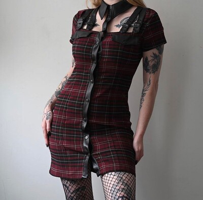 KILLSTAR暗黑哥特制服连衣裙