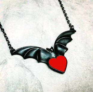 SOMBRE P920 DESIR阴暗蝙蝠摇滚朋克哥特项链 Gothic 英国Alchemy