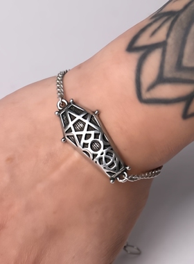 Alchemy Gothic A144 HEX COFFIN 暗黑哥特风Hex棺材盒手链