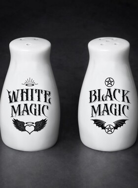 Alchemy Gothic MRSP4 WHITE/BLACK MAGIC炼金术符号调料瓶套装