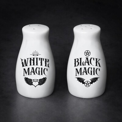 Alchemy Gothic MRSP4 WHITE/BLACK MAGIC炼金术符号调料瓶套装