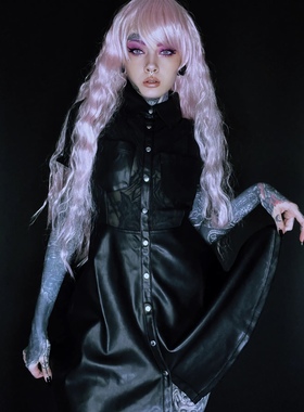 KILLSTAR暗黑哥特DAY OF DETRIMENT摇滚朋克透视网纱打底连衣裙