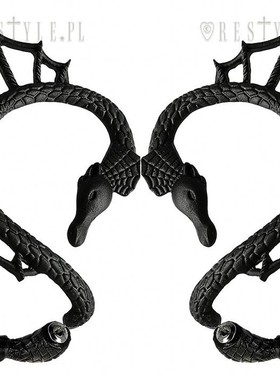 东欧RESTYLE暗黑哥特DRAGON EARCUFF维京神话摇滚朋克龙绕耳耳饰