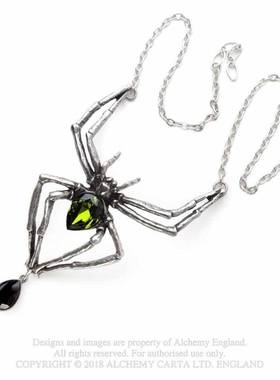 英国A牌毒液黑寡妇立体夸张项链