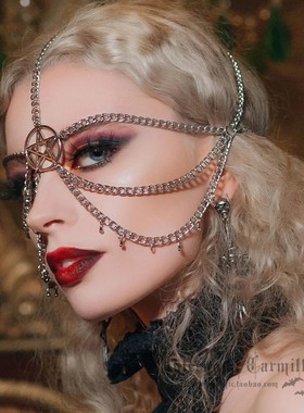 KILLSTAR暗黑哥特复古High Priestess朋克摇滚重金属女祭司头饰