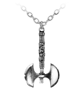 Alchemy Gothic P11 DOUBLE AXE 暗黑哥特风锡制双头斧项链