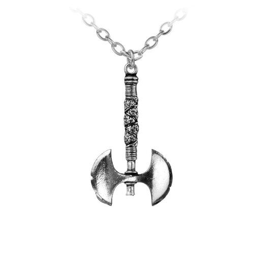 Alchemy Gothic P11 DOUBLE AXE 暗黑哥特风锡制双头斧项链