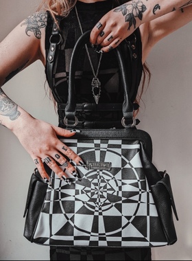 KILLSTAR暗黑哥特SUSPIRIA复古亚文化朋克摇滚迷幻手提斜挎包