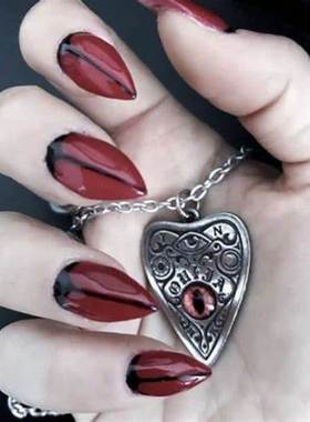 英国a牌摇滚朋克眼球项链