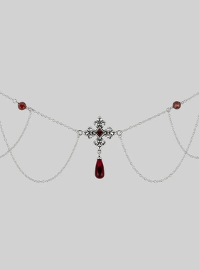 英国Regalrose MUTINY Fleur中世纪吸血鬼哥特维多利亚血滴锁骨链