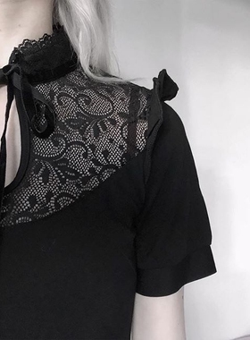 KILLSTAR暗黑哥特Raven Never-Ruffle乌鸦蕾丝亚文化连衣裙