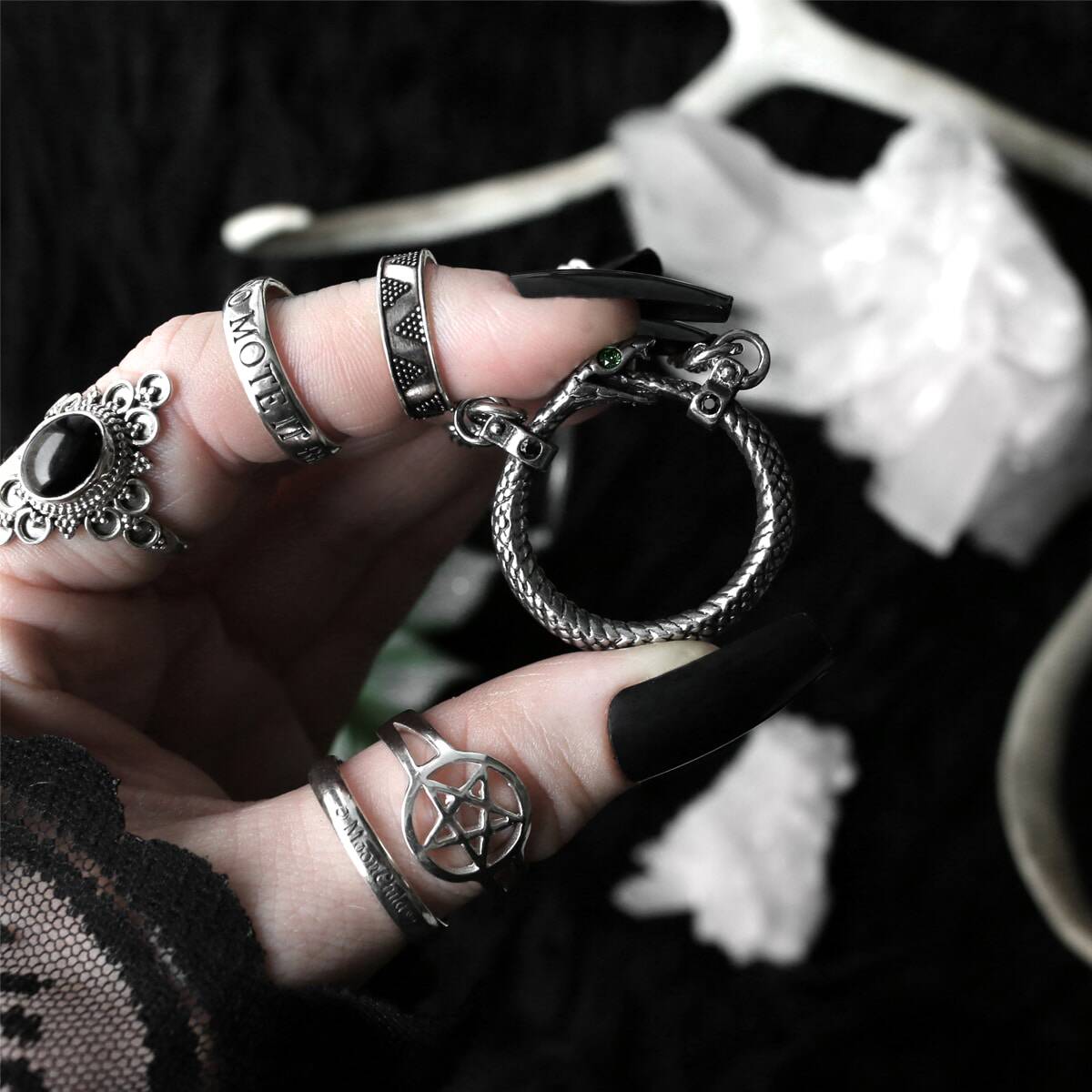 英国A牌Alchemy Gothic P853 Sophia Serpent索菲亚蛇形哥特项链