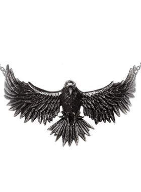 Alchemy CURSE OF CORONIS P956 科罗尼斯的诅咒暗黑哥特乌鸦项链