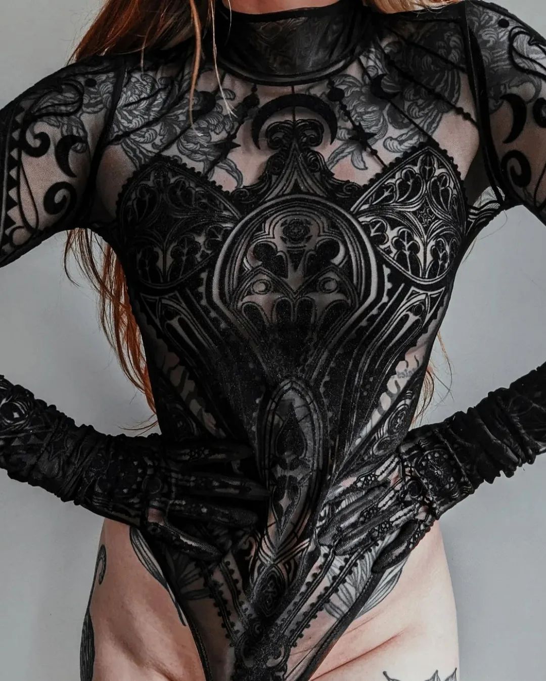 RESTYLE暗黑哥特亚文化连体衣