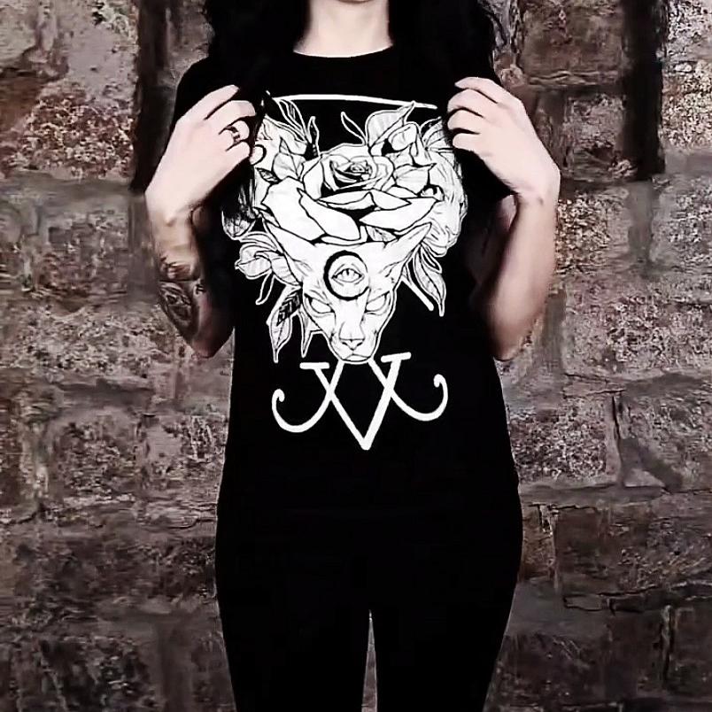 波兰RESTYLE暗黑哥特亚文化T恤