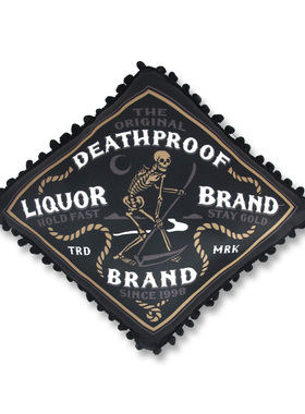 LIQUORBRAND摇滚朋克哥特纹身rockabilly NIGHT REAPER死神抱枕