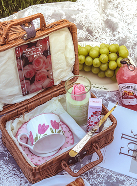 《郁金香花园》复古文艺郁金香欧舒丹香薰蜡烛礼盒生日礼物伴手礼