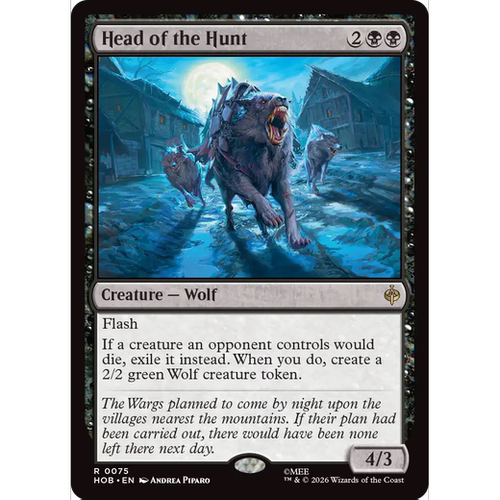 HOB 75 猎群首领 Head of the Hunt 万智牌 闪 R